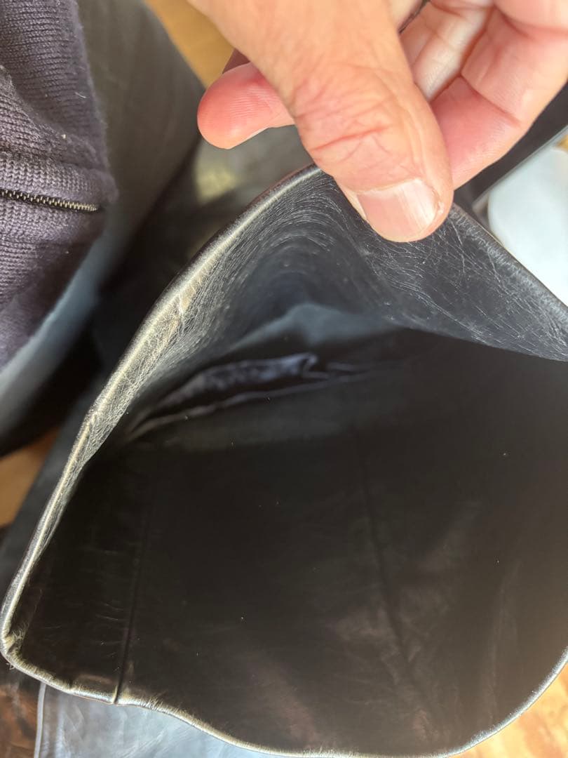 KATHARINE HAMMNETT LONDON レザーパンツ