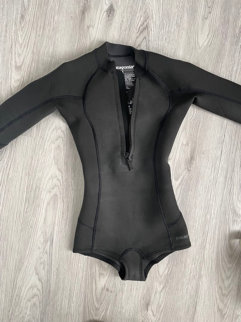 patagonia ロングスリーブスプリングウェットスーツ ブラック sサイズ