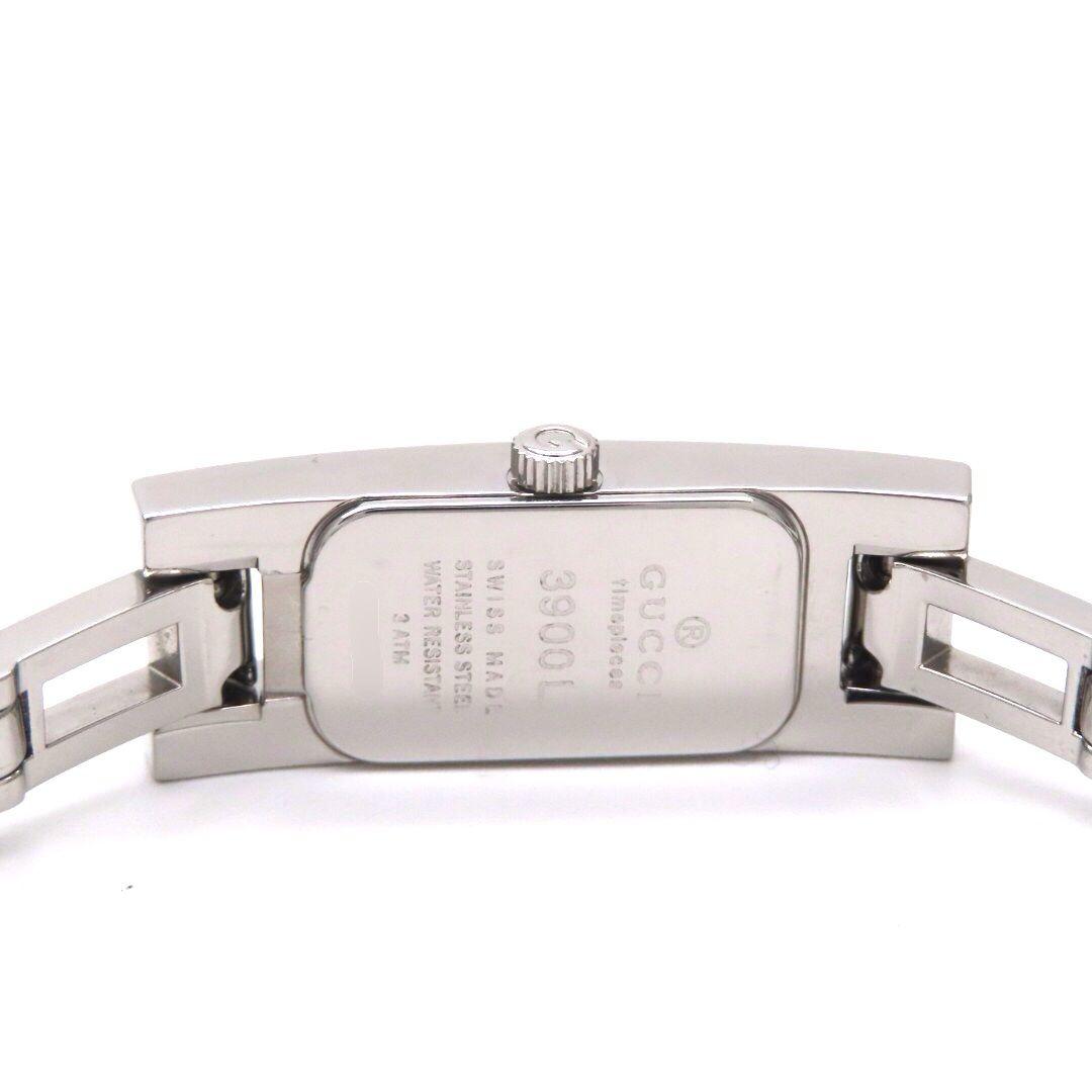 【3900L】GUCCI グッチ時計 2Pダイヤモンド ホワイトシェル☆極美品☆