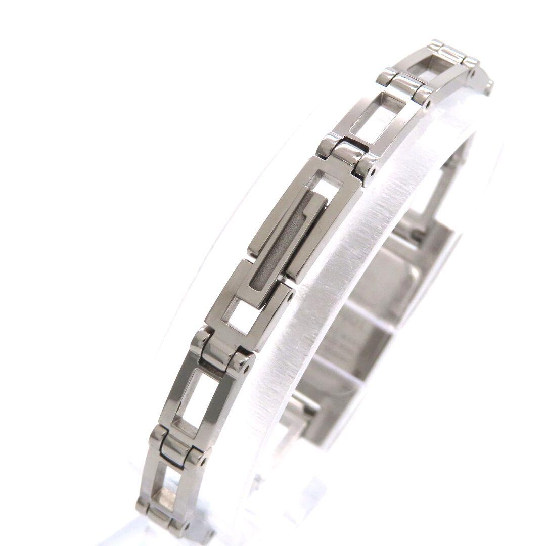 【3900L】GUCCI グッチ時計 2Pダイヤモンド ホワイトシェル☆極美品☆