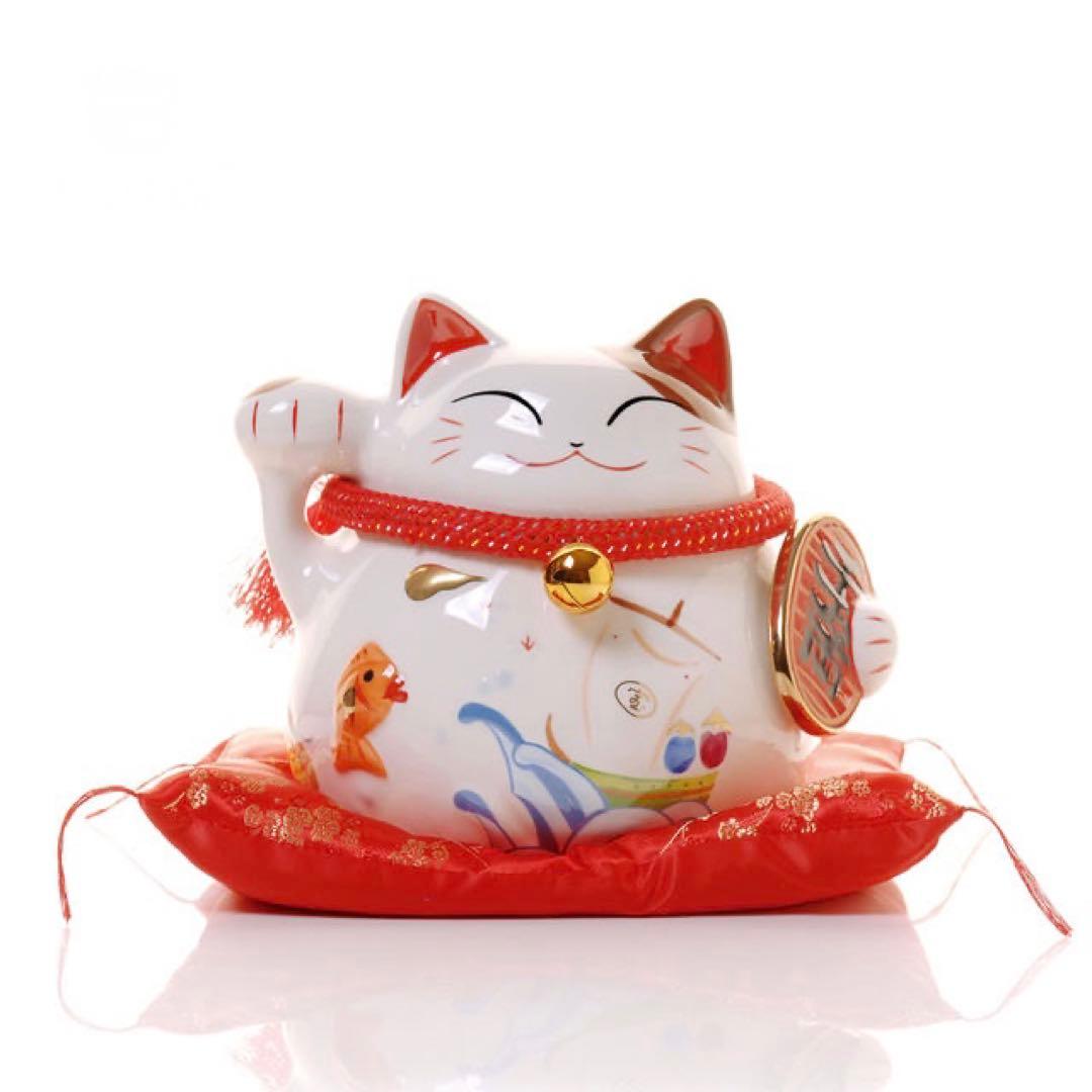 値下げ❗️招き猫　貯金箱　大きいサイズ　大　20cm