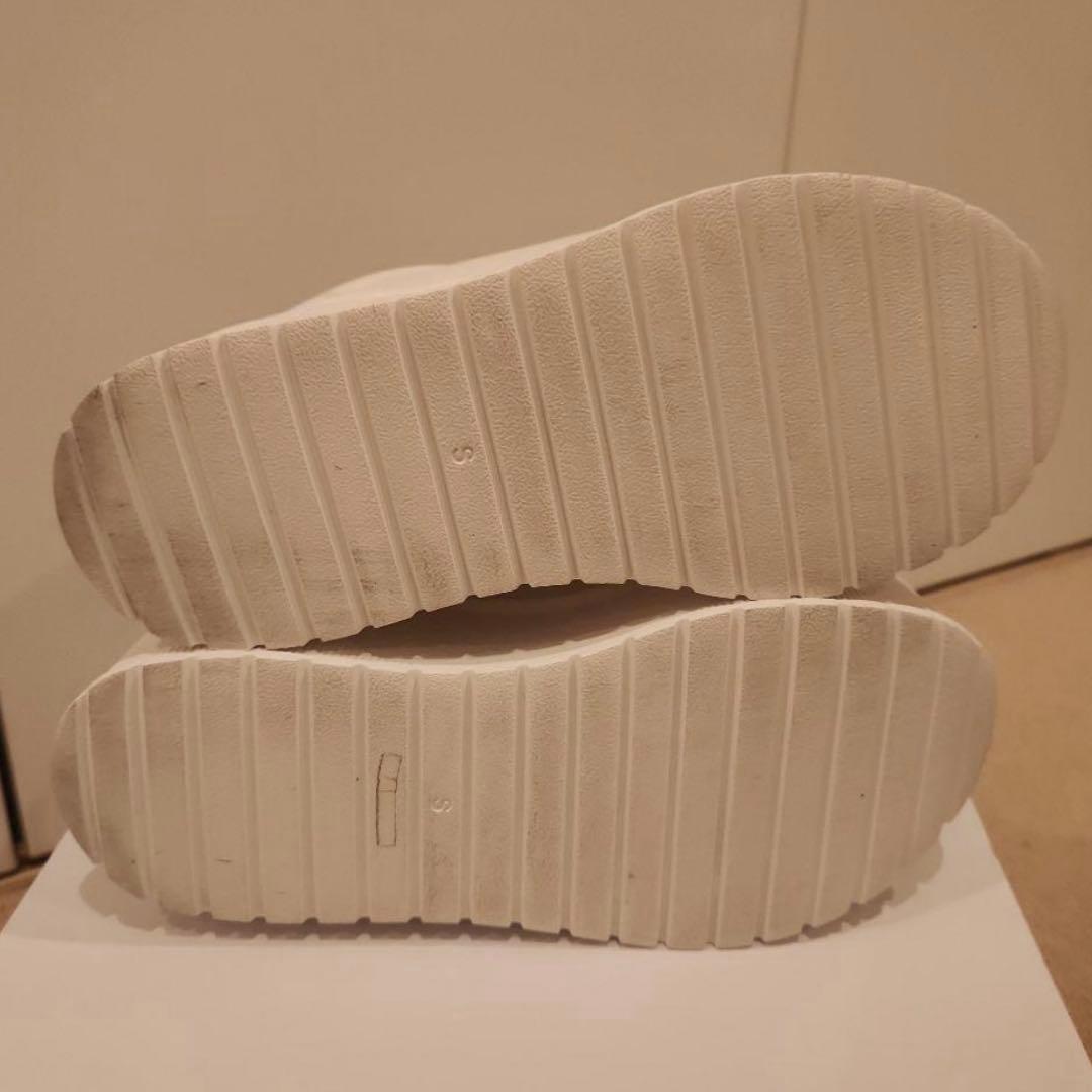 鈴木亜美さん厚底スニーカーホワイトSサイズ