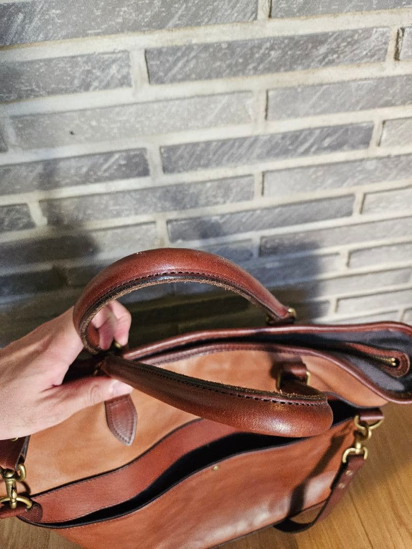 vasco/ ブラウン レザートートバッグ/グランメゾン東京