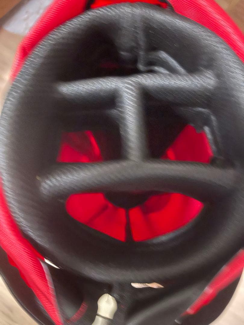 BRIDGESTONE ゴルフキャディバッグ 赤