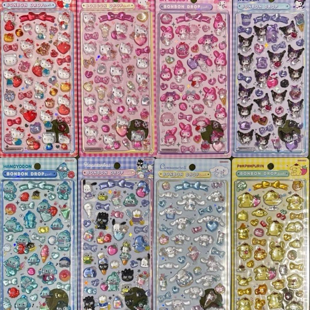 ボンボンドロップシールサンリオ第二弾　正規品　全種類　コンプリートセット