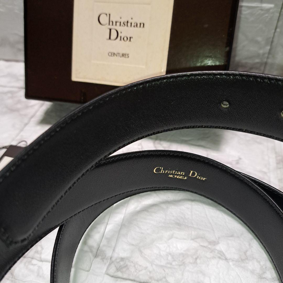 ✨️新品未使用✨️Christian Dior ディオール黒 ベルト専用 箱付