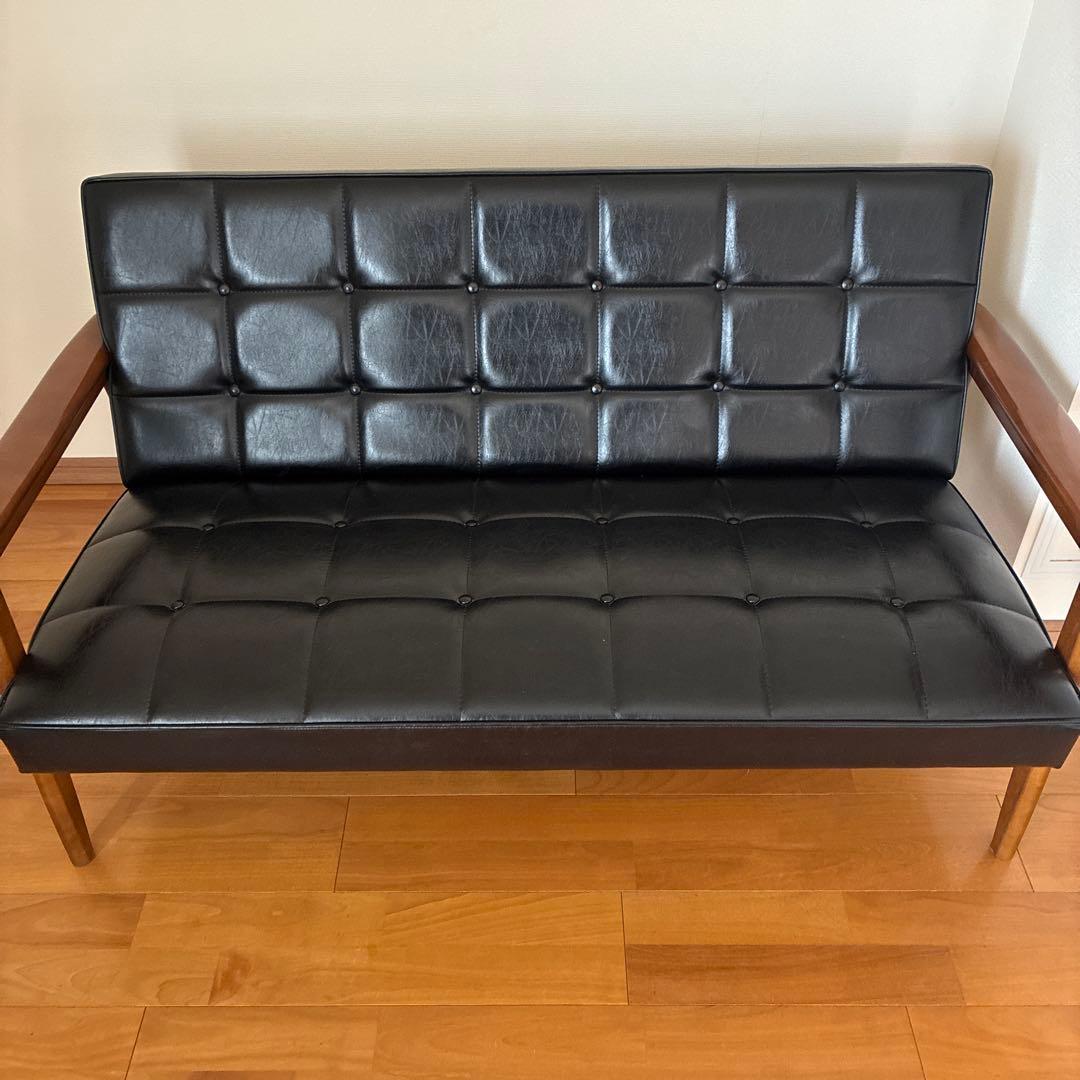 カリモク 2人掛けソファ