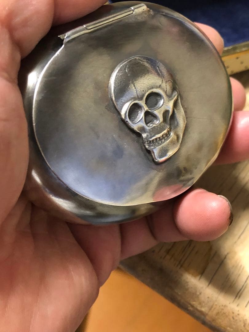 アンティーク 19s スカル　髑髏　骸骨　ネイバーフッド　インダストリアル