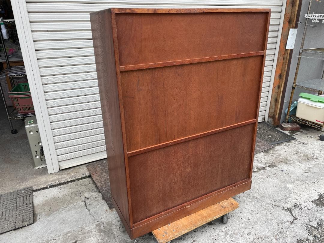 ★ 古家具 茶箪笥 高さ118x幅91x奥行35cm タンス 昭和レトロ 家具