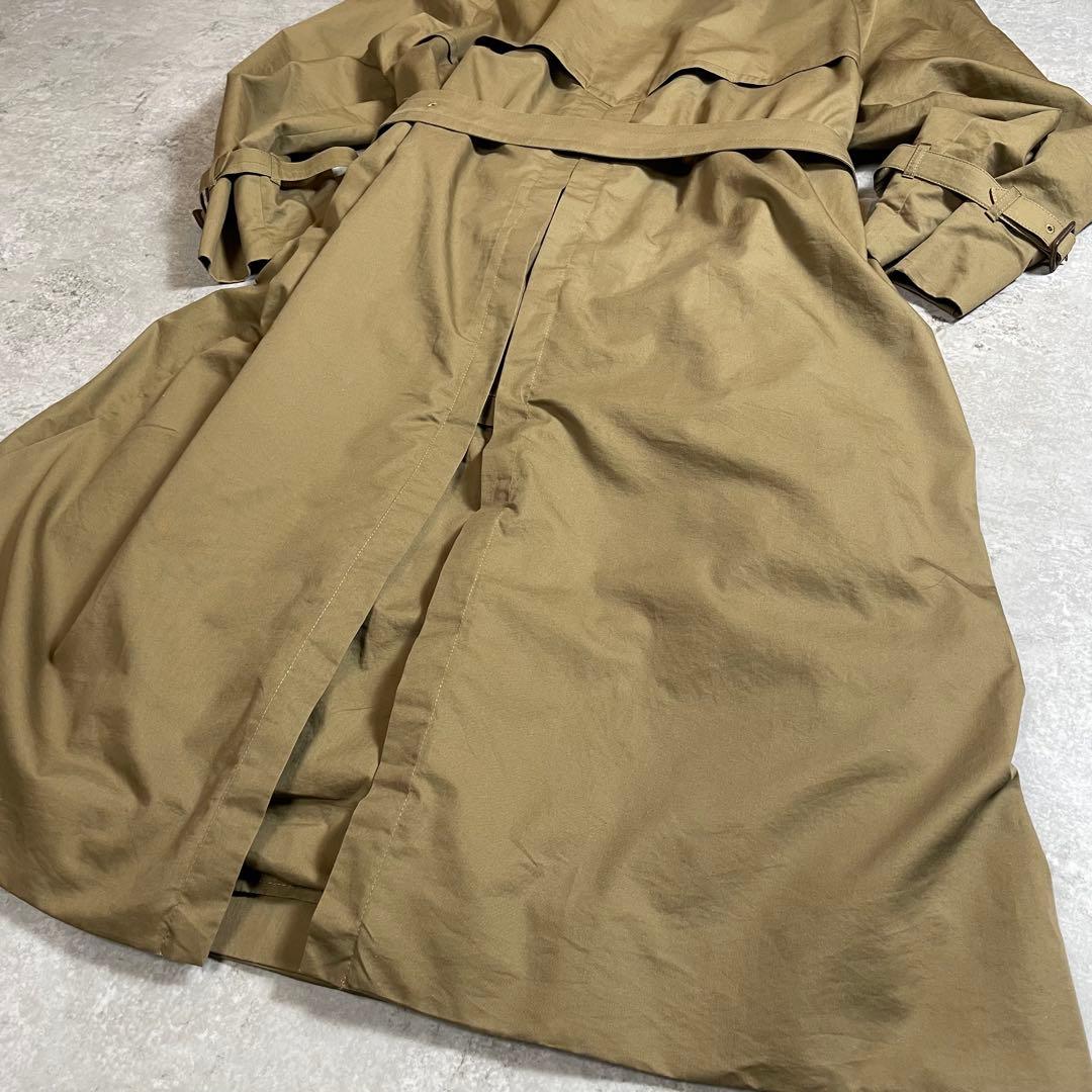 【美品 英国製】Aquascutum シングルトレンチコート マキシ丈