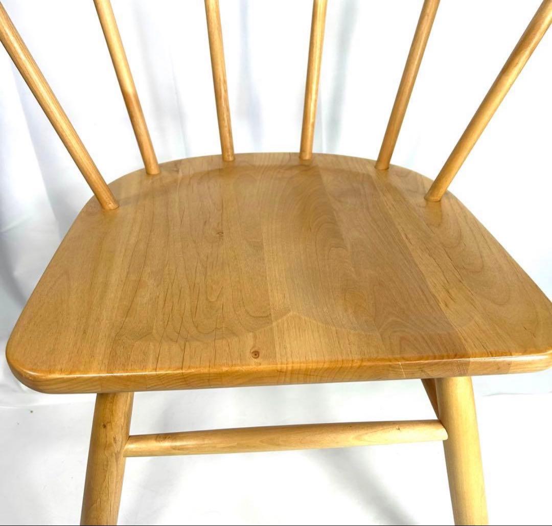 【送料無料】MUJI 無印良品 オークアームチェア・丸脚　ダイニングチェア