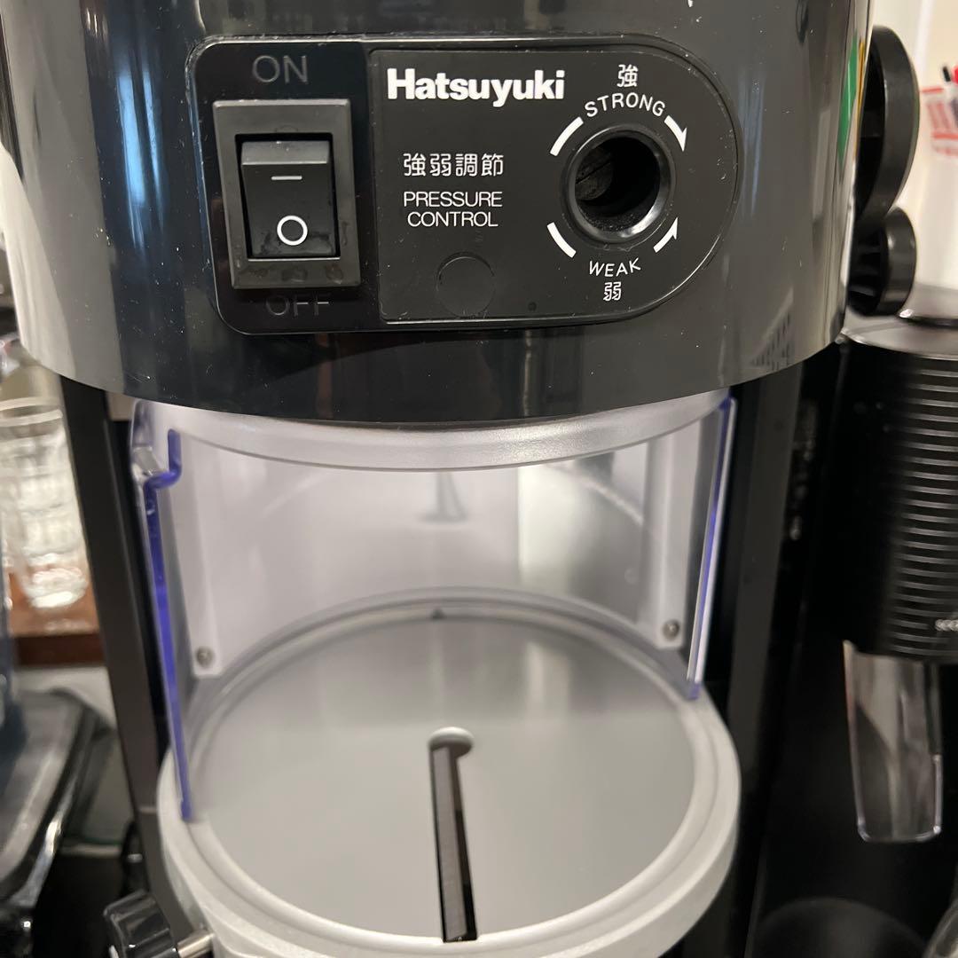 Chuchan Hatsuyuki かき氷機 圧力調整機能付き