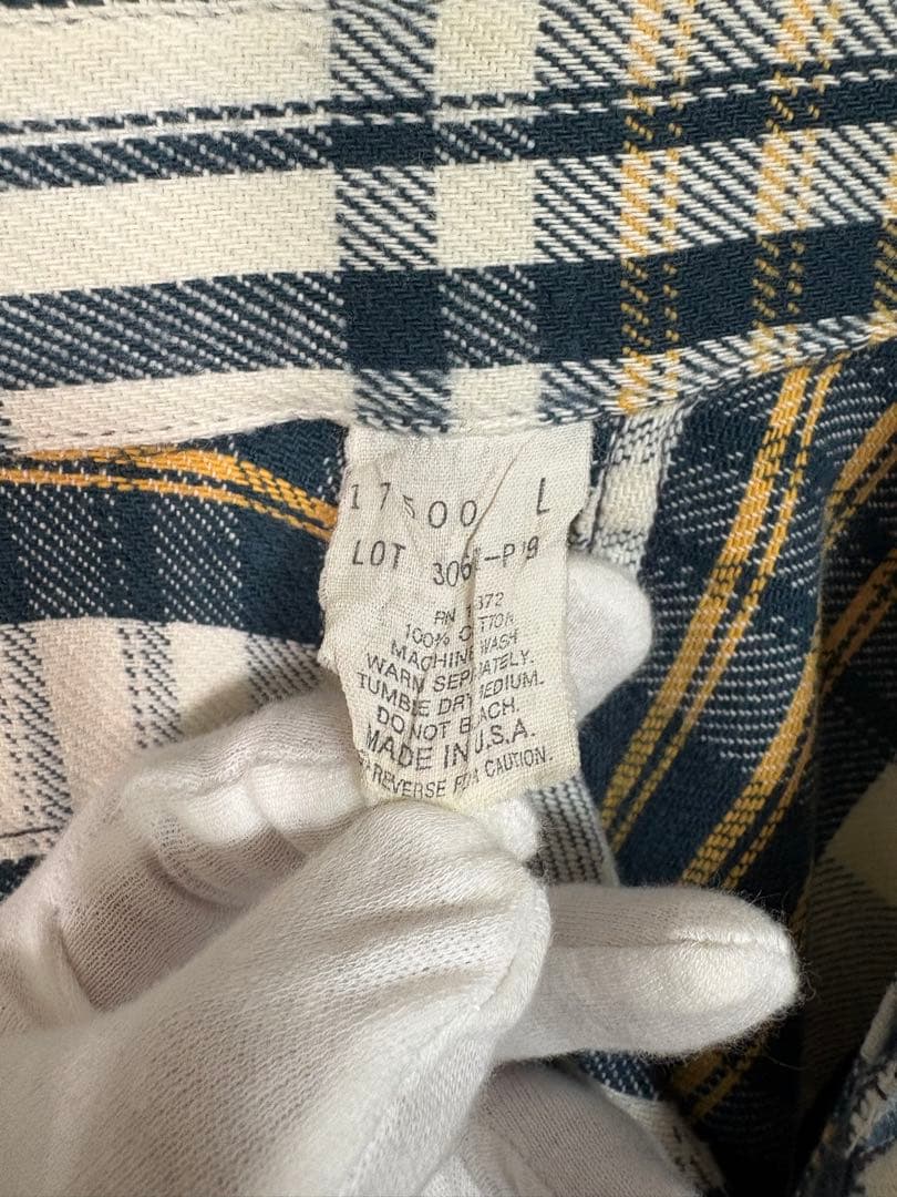 FIVE BROTHER ファイブブラザー 三角タグ ネルシャツ ヴィンテージ