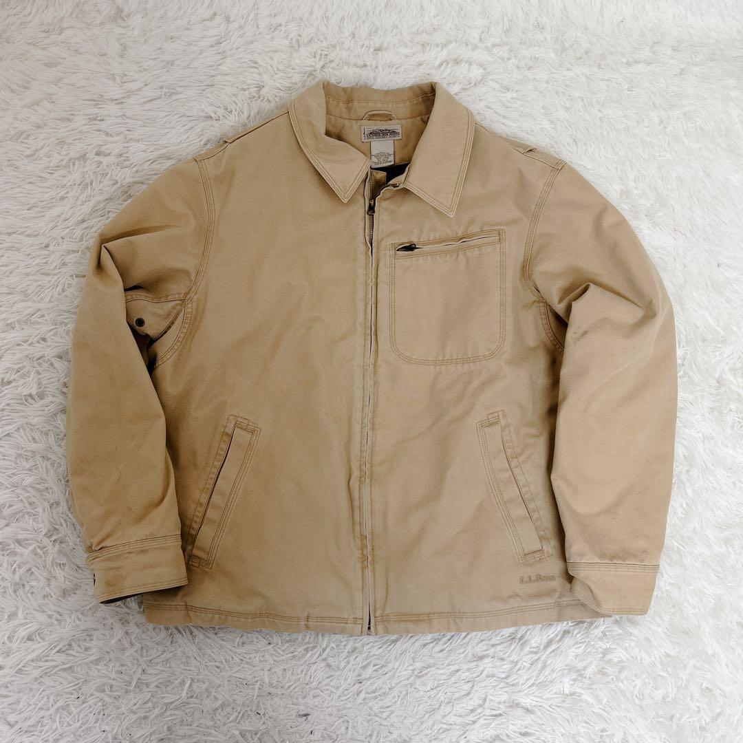 【希少】エルエルビーン　ダック　ジャケット　カタディンアイアンワークス　ベージュ