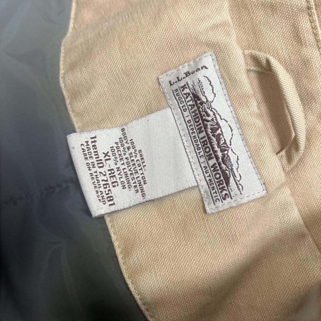 【希少】エルエルビーン　ダック　ジャケット　カタディンアイアンワークス　ベージュ