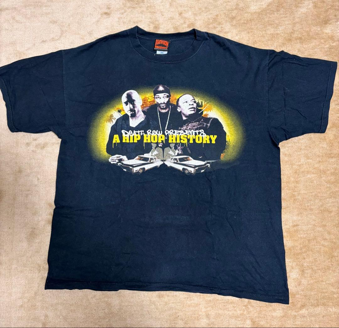 DEATH ROW RECORDS A HIP HOP HISTORY Tシャツ
