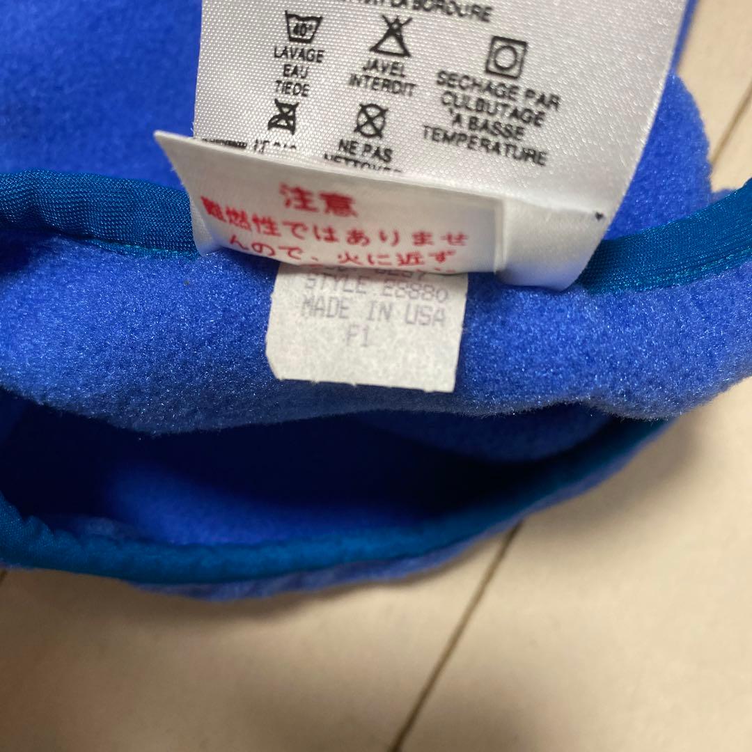 Patagonia ほぼ未使用品　フリース ネックウォーマー 青　90s ブルー