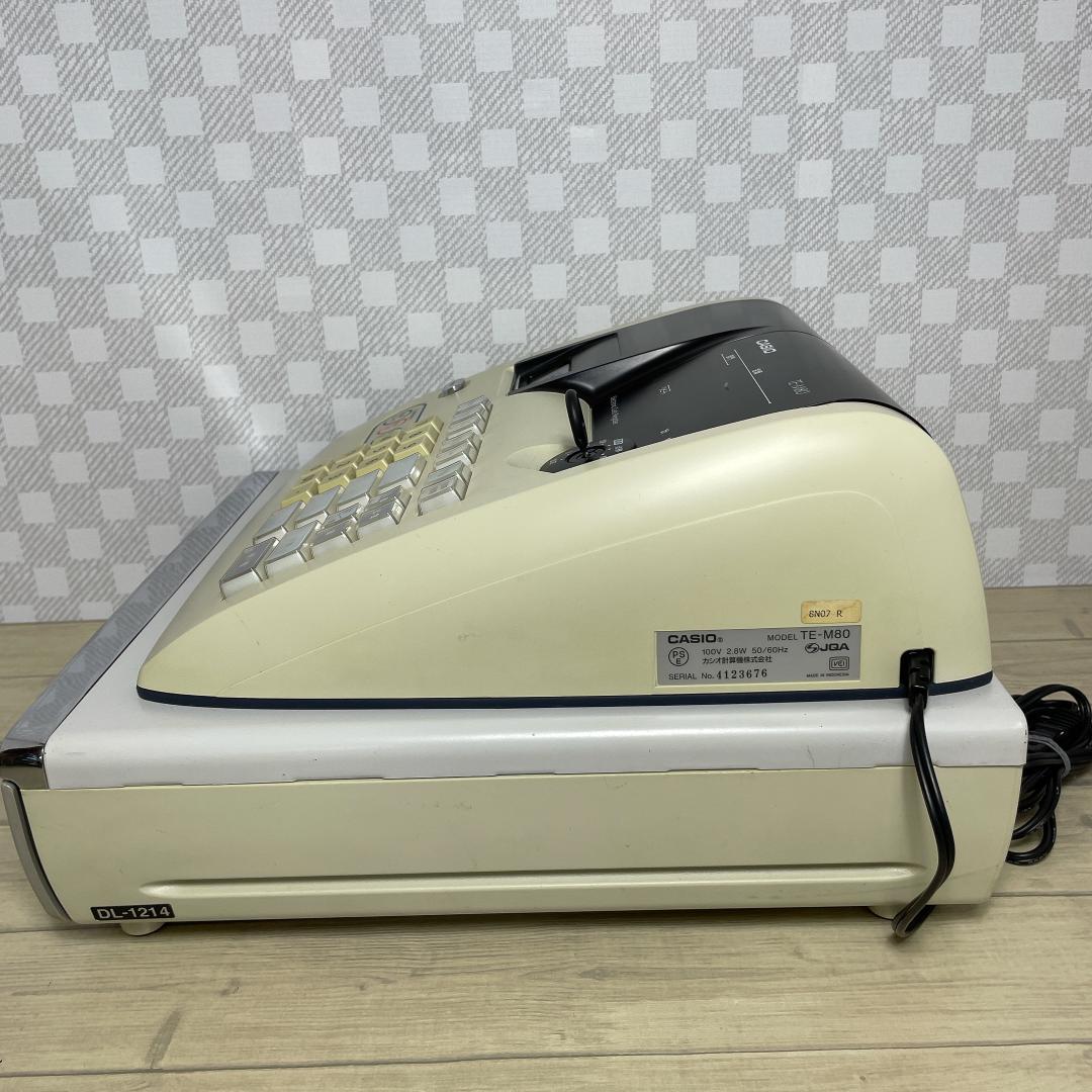 【客用背面表示機種♪】カシオ「電子レジスター」TE-M80