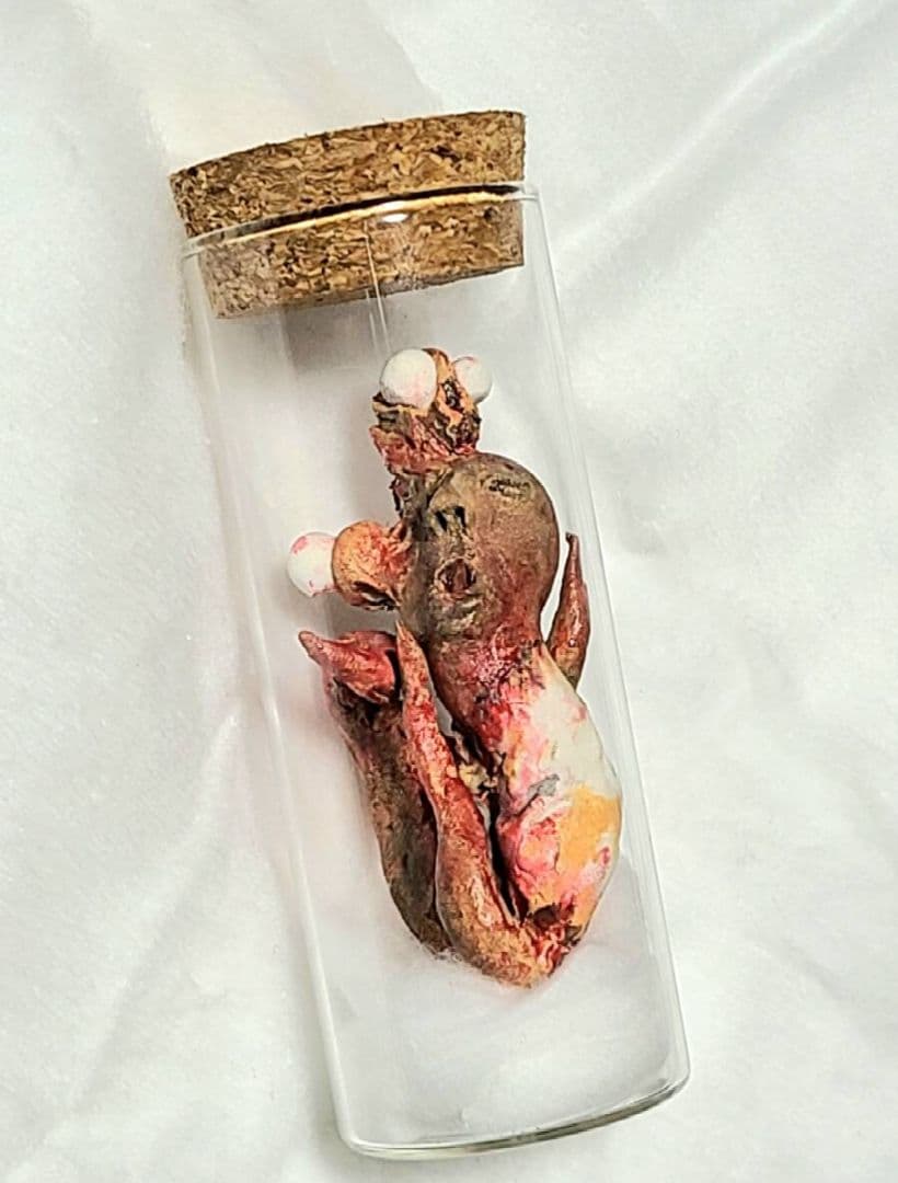 寄生型怪奇蟲　セットB　永野蟲　卵蓄光体　怪奇標本　まとめ5本　芸術作品　標本