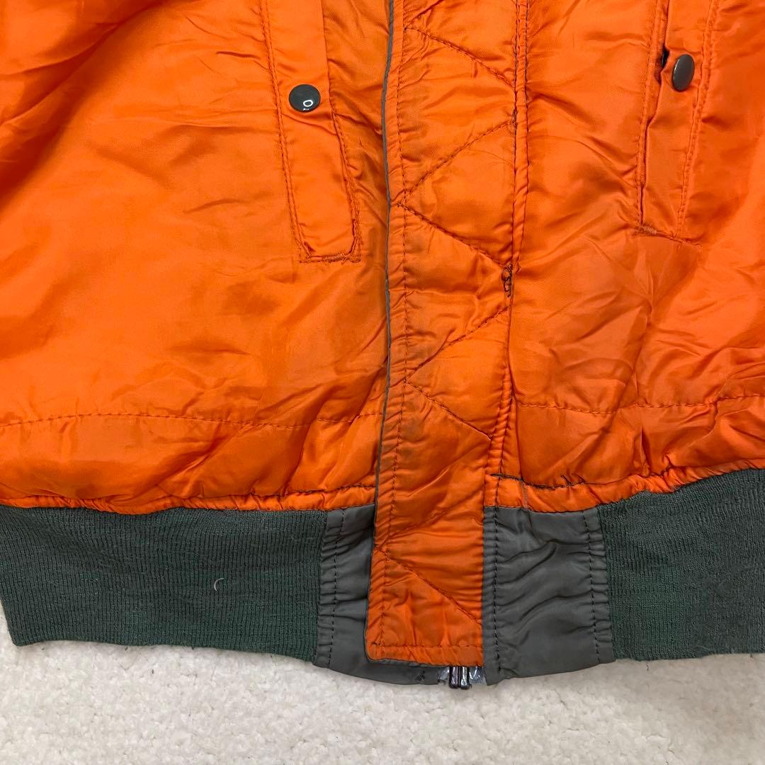 90s USA製 ALPHA jacket アルファ MA-1 短丈 Y2K