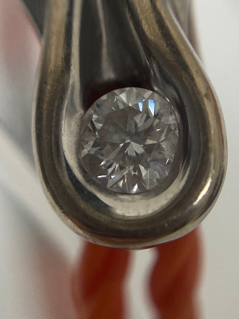 3-2956 FOREVERMARK デビアス K18 ダイヤ0.14ct