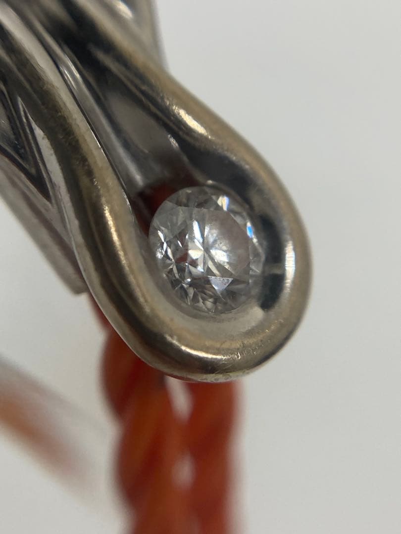 3-2956 FOREVERMARK デビアス K18 ダイヤ0.14ct