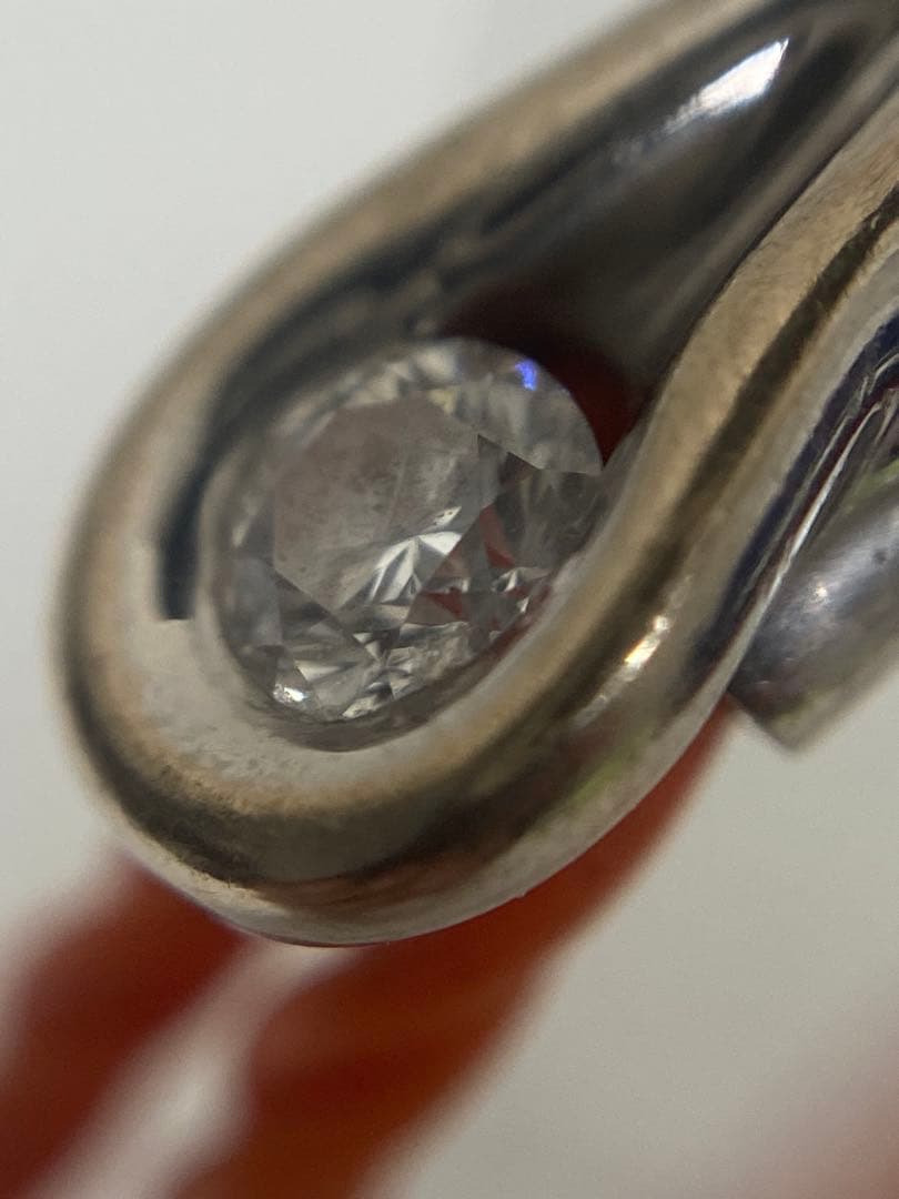 3-2956 FOREVERMARK デビアス K18 ダイヤ0.14ct