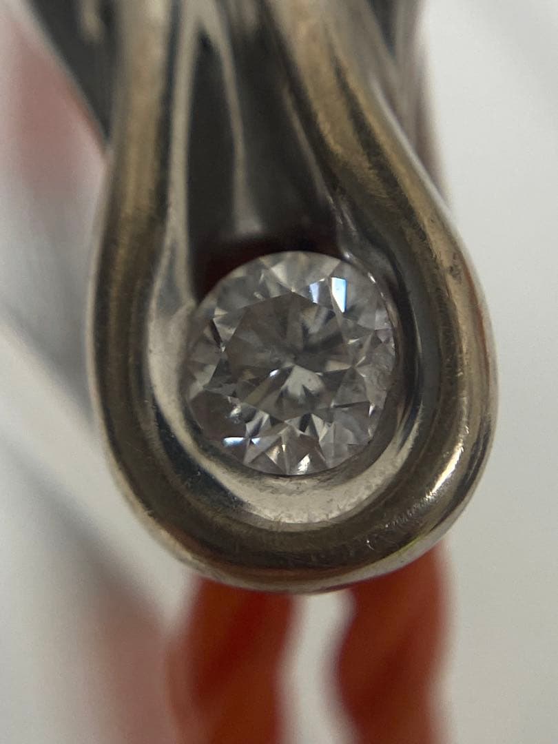 3-2956 FOREVERMARK デビアス K18 ダイヤ0.14ct