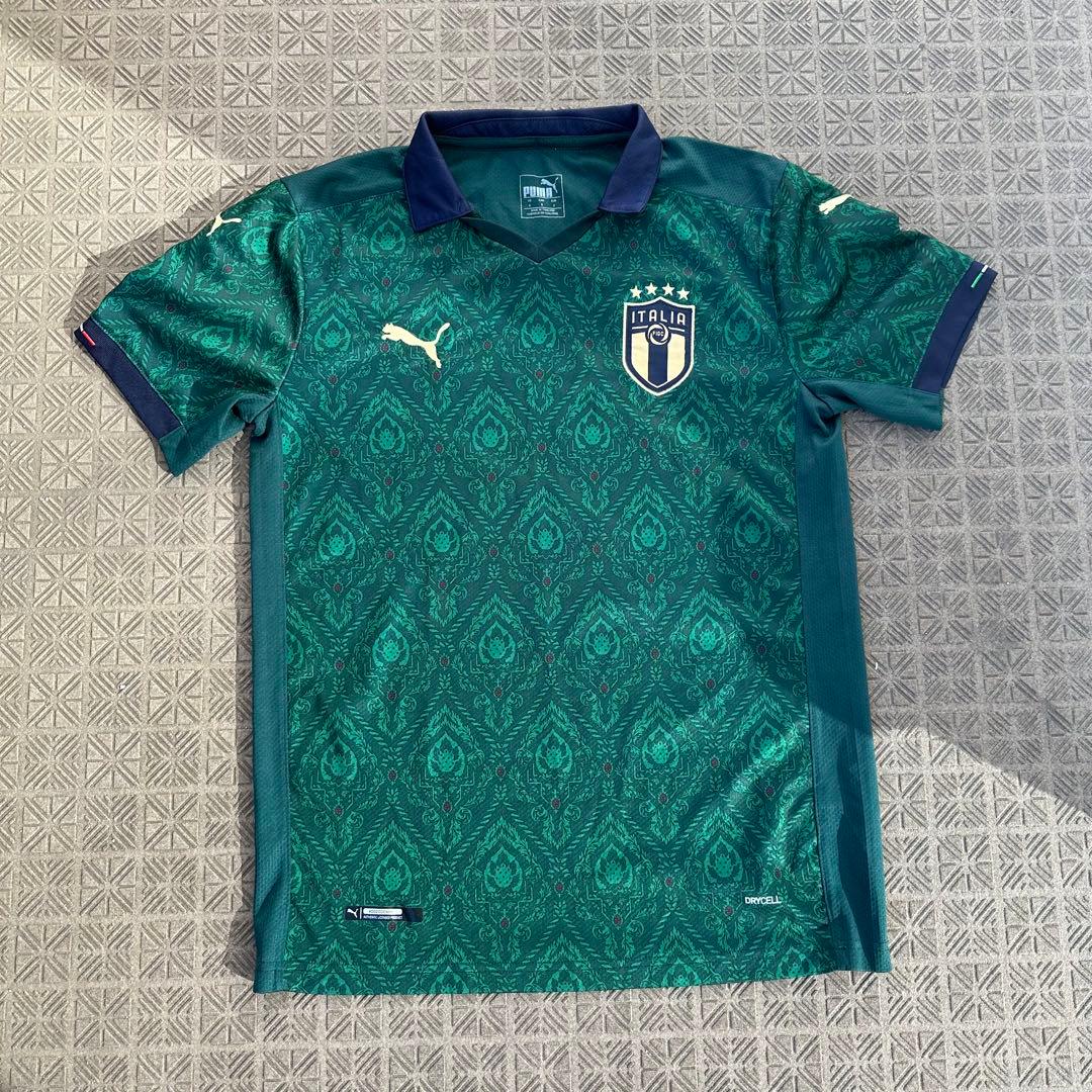 正規品 中古 イタリア代表 19/20 3rd ユニフォーム 緑
