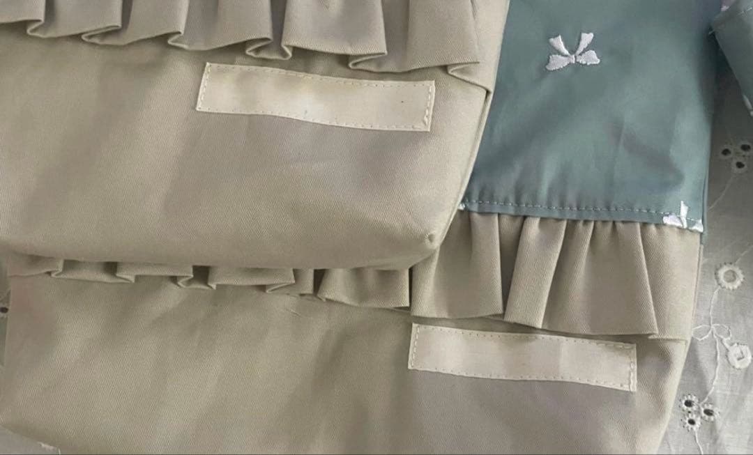 オーダーページ　入園入学セット☆ヌビ生地　3点セット　ムーンスター　ダークグレー