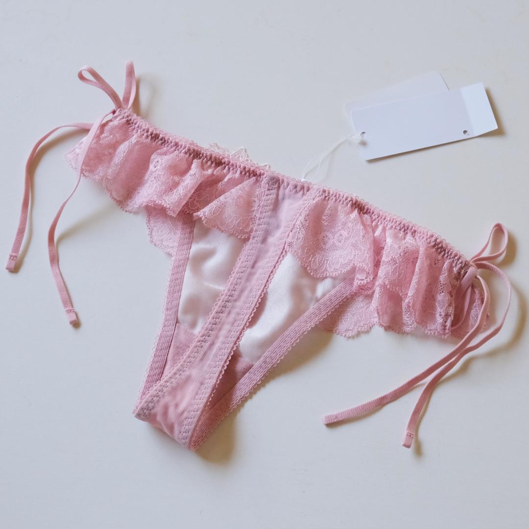 パルファージュ39S♪ブラE70&ショーツM ひも ワコール新品