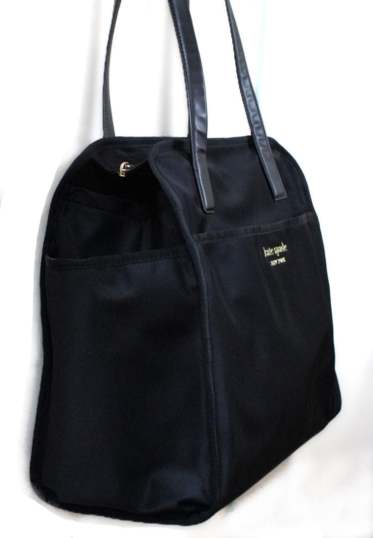 【美品】ケイトスペード トートバッグ マザーズバッグ トラベルバッグ ブラック