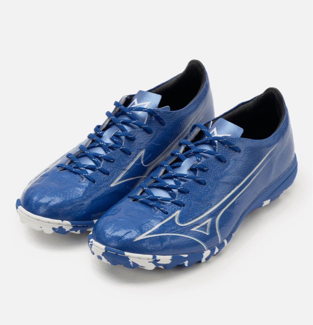 新品 25.5cm ミズノ アルファ プロ AS TF 青