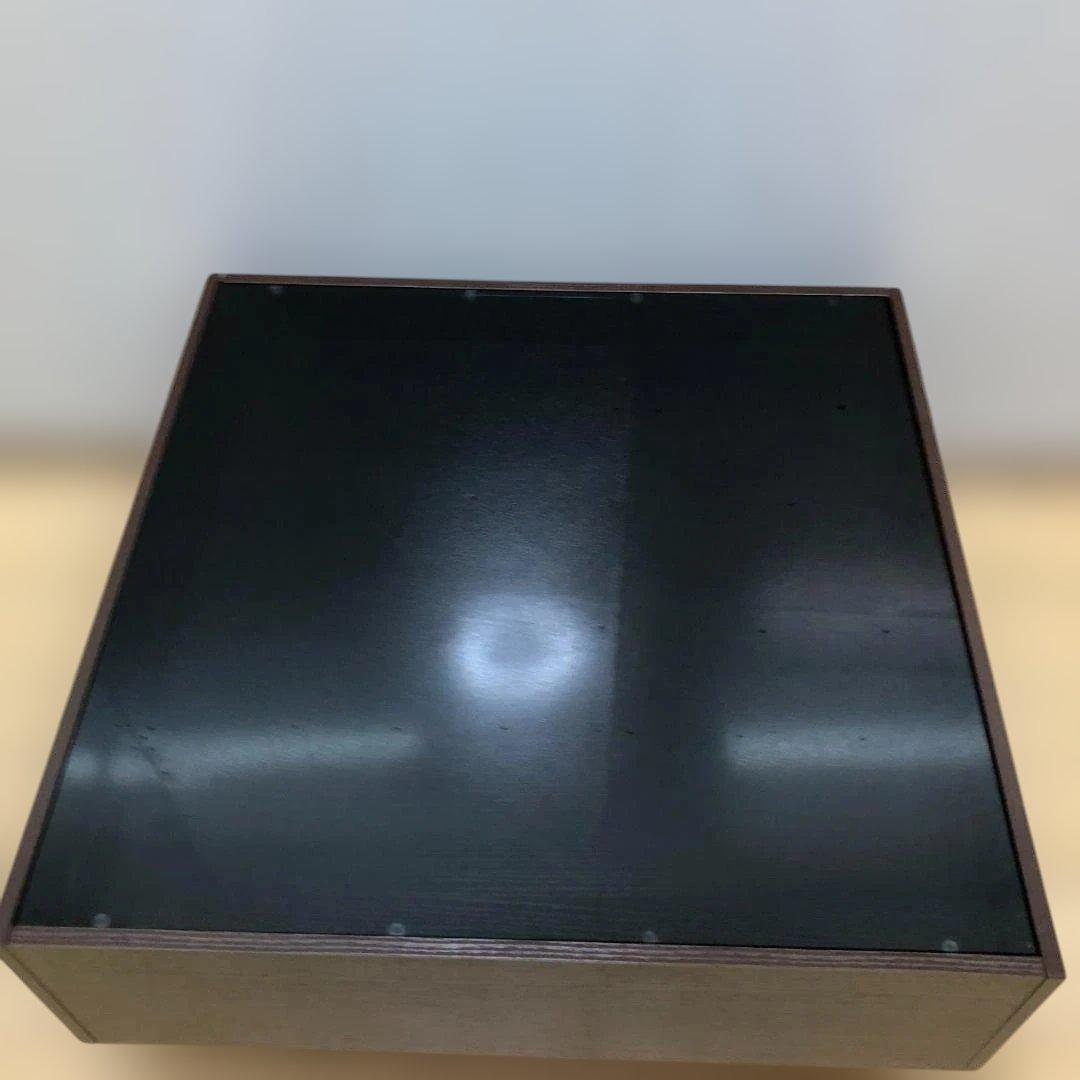 送料無料 ガラス天板 センターテーブル ローテーブル 引き出し　250904