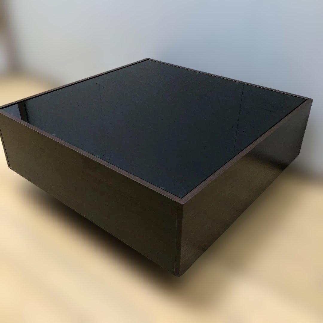 送料無料 ガラス天板 センターテーブル ローテーブル 引き出し　250904