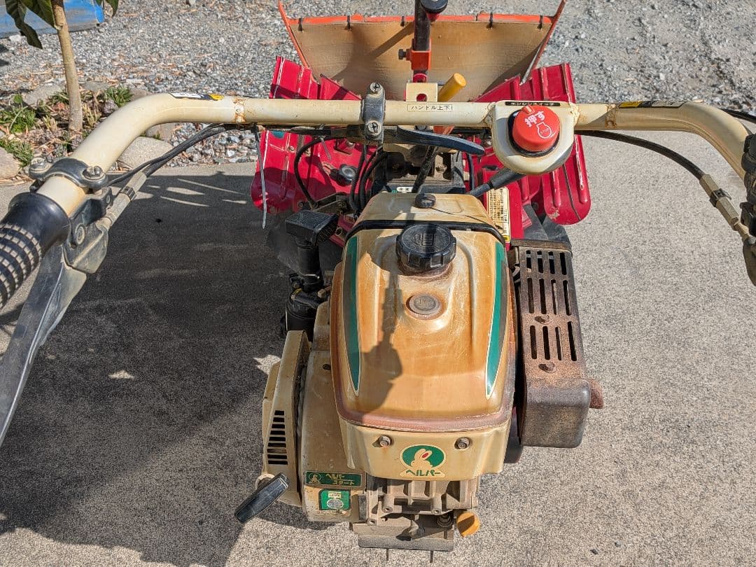 【静岡】　管理機　畝立て機　ねぎ　関東農機　ヘルパー　中古　引き取り限定