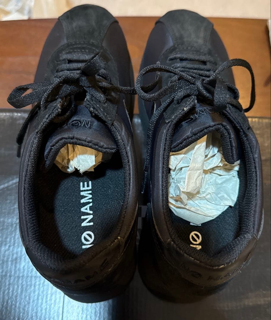 バラ色の雲SPEED JOGGER STK (37) ヒールスニーカー 黒