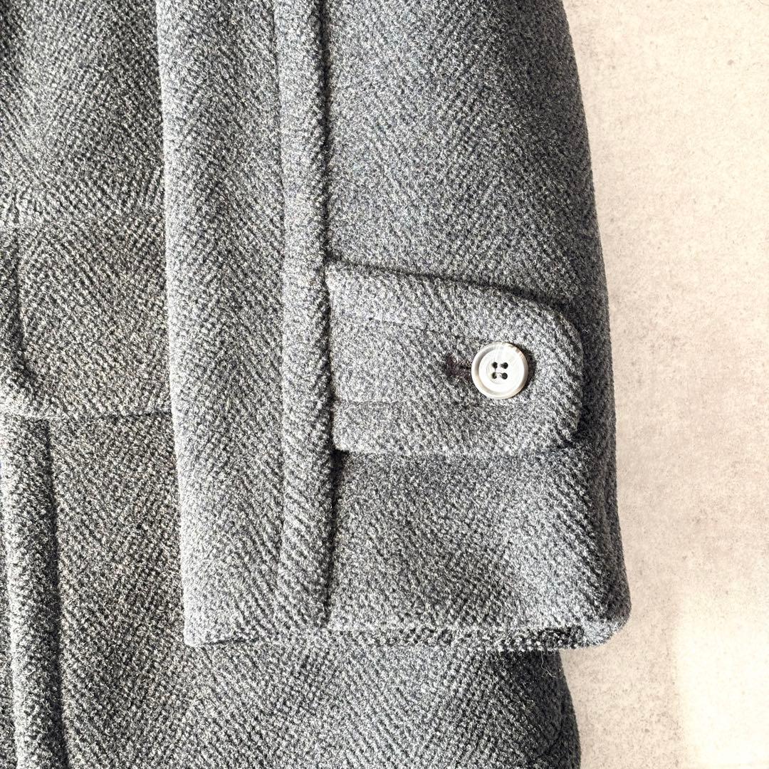 美品✨️モンゴメリー ロングダッフルコート L チャコールグレー トグル 英国製