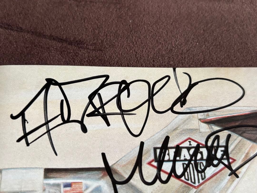 レア　ビースティ・ボーイズBeastie Boys直筆サインCD ラップ　ロック