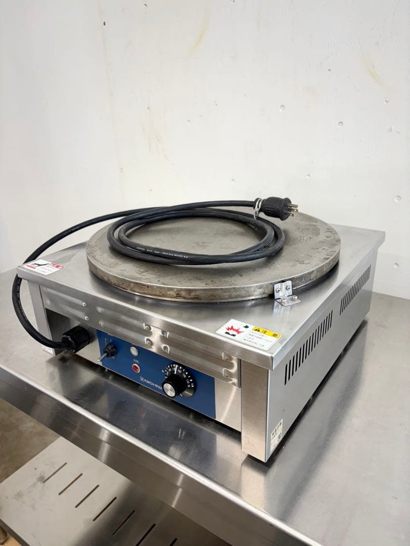 【動作良好 綺麗】ニチワクレープ焼き機 CM-410クレープメーカー焼き器