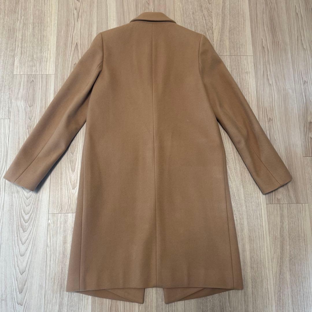 theory luxe ベージュ シングルボタン ロングコート