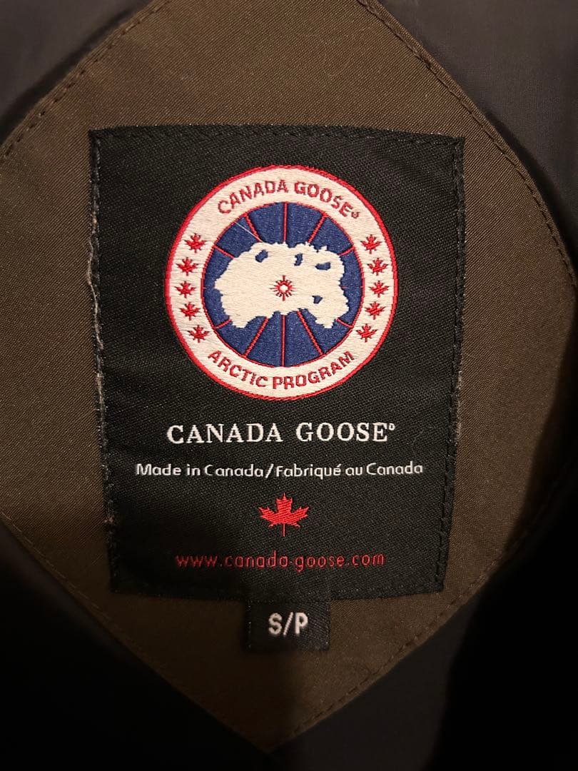 【美品】カナダグース BRONTE PARKA カーキ　Sサイズ