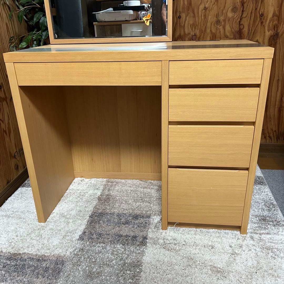 都内23区送料無料❗️関本家具　アンテカルネ　ドレッサー　椅子スタンドライト付き✨