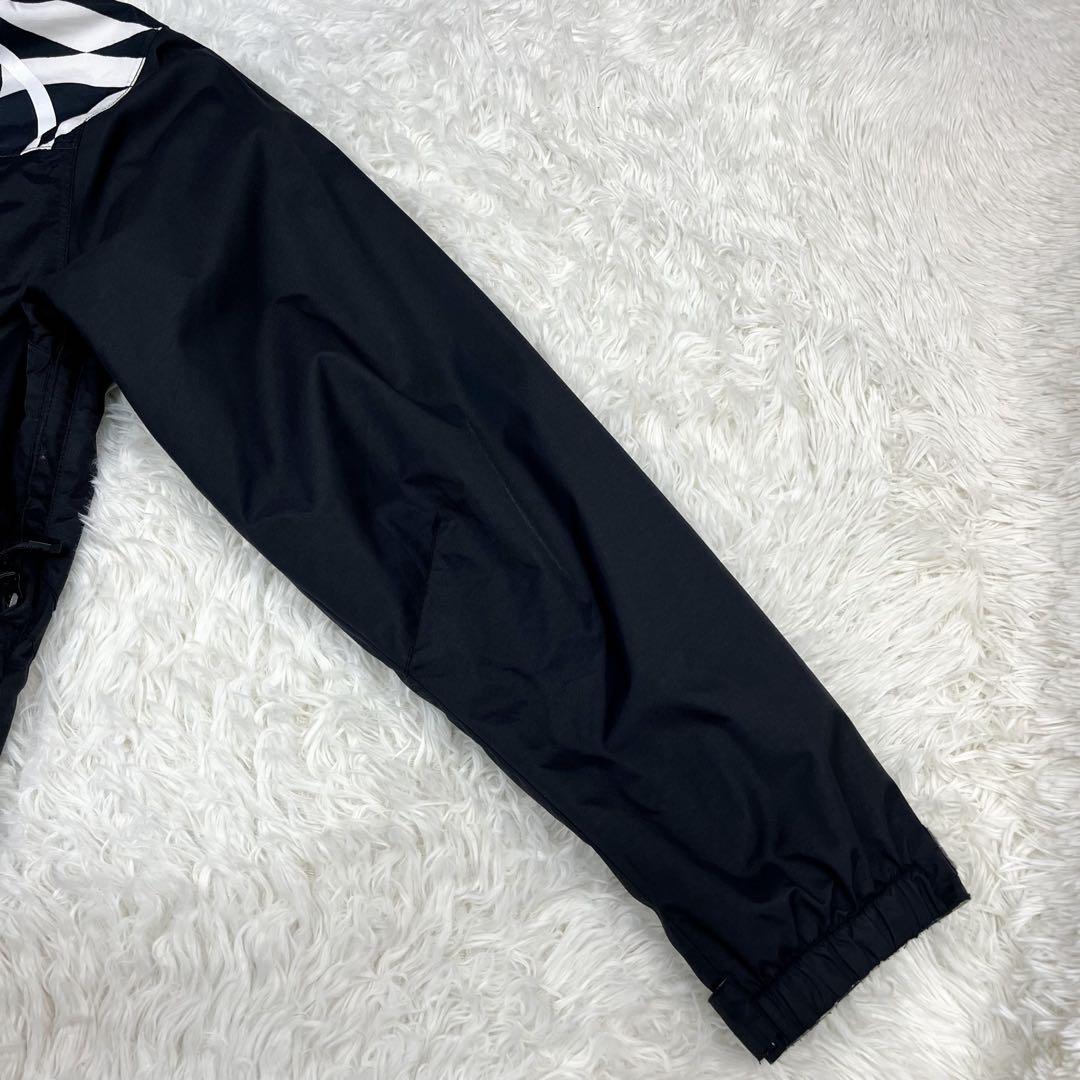 ボルコム スノージャケット アシンメトリー ロゴ刺繍 チェック