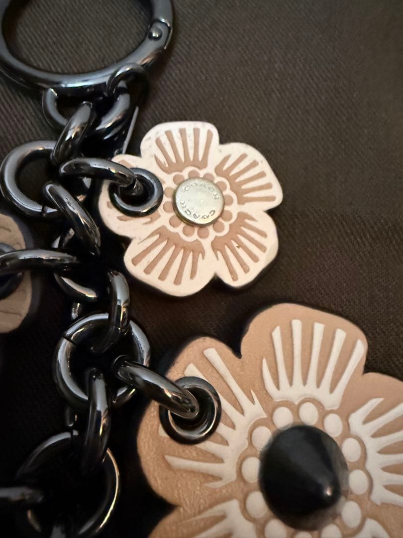 COACH コーチ ティーローズ バッグチャーム