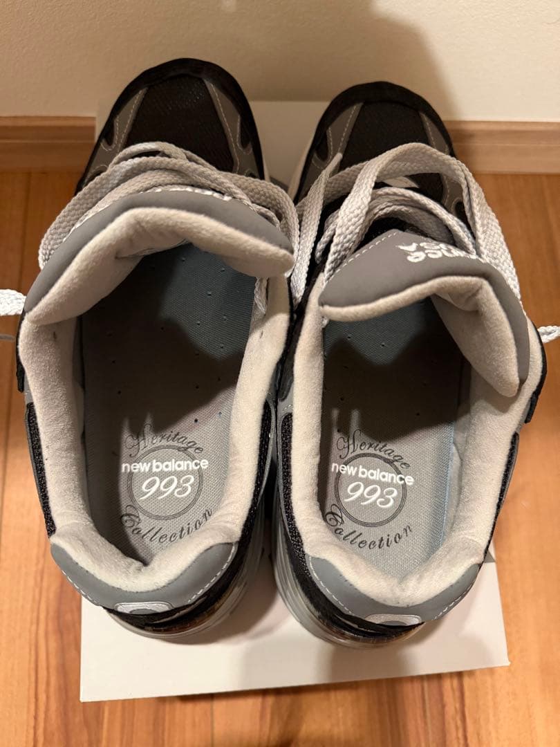 新品同様New Balance 993 26.0cm ブラック/グレー