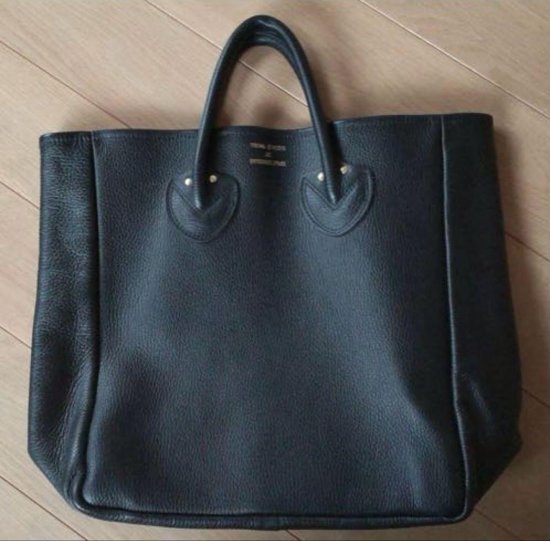used♦︎ヤング＆オルセン　トートバック　黒　ロゴ