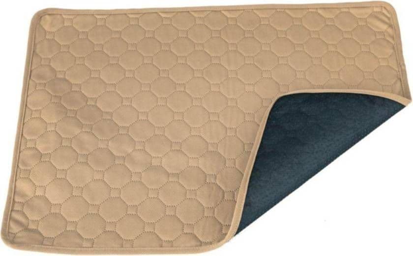 Ｌ ベージュ シート トイレ　洗える　ペット　犬　猫　吸水　マット　2枚