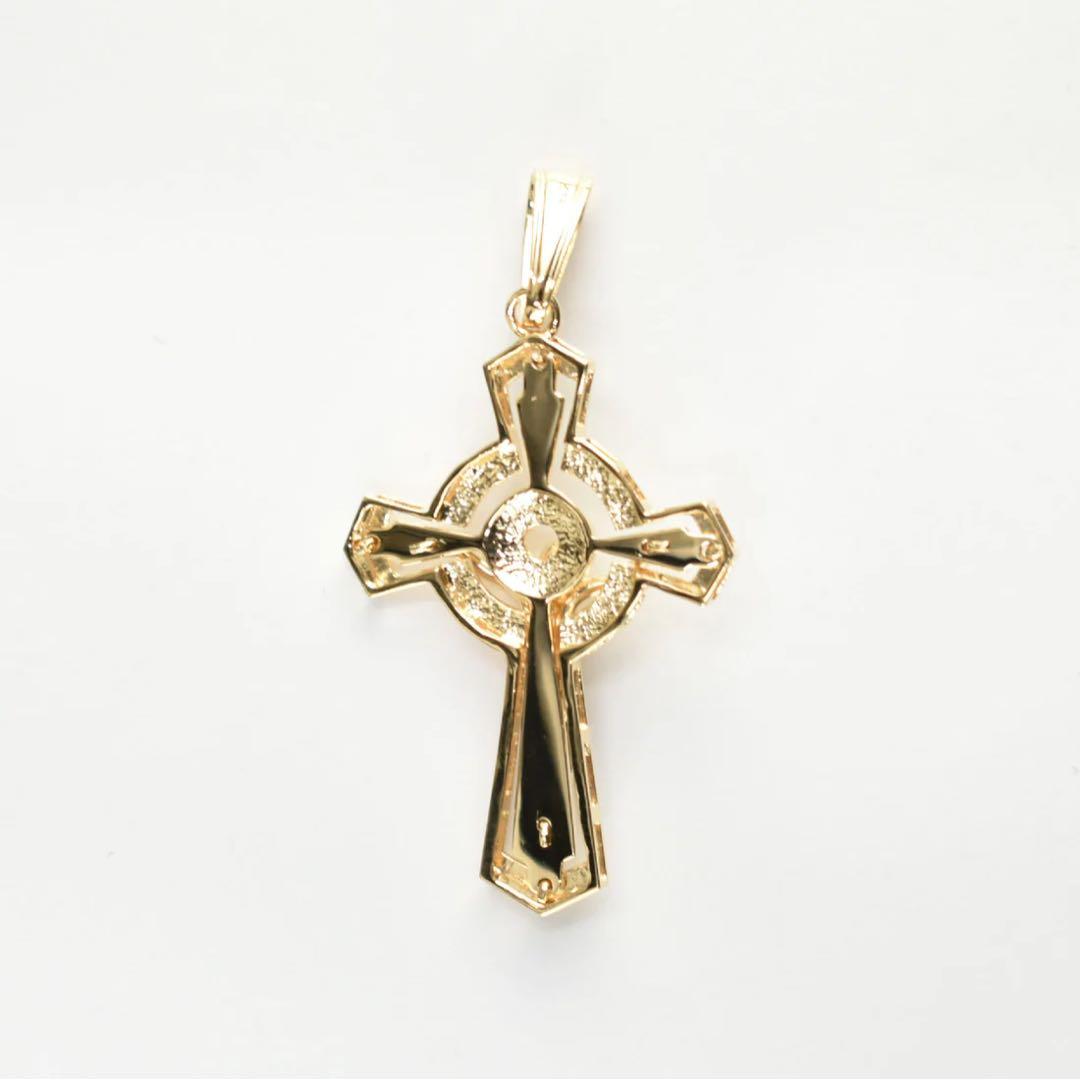 K18ゴールド 十字架ペンダント　18金　18k トップ