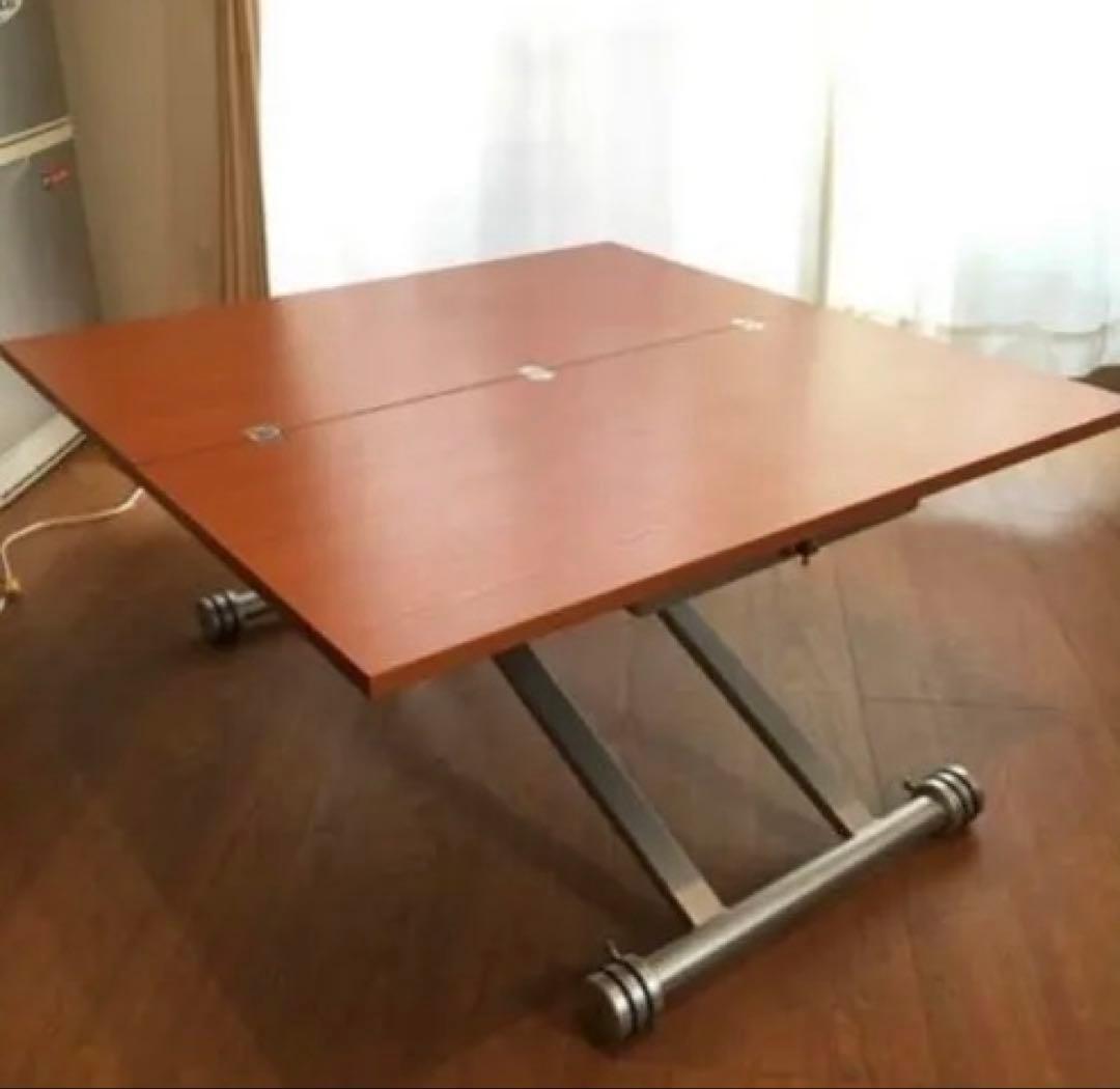 【専用しの吉さま】【引き取り限定・世田谷区】ディノス テーブル 昇降式 拡張式